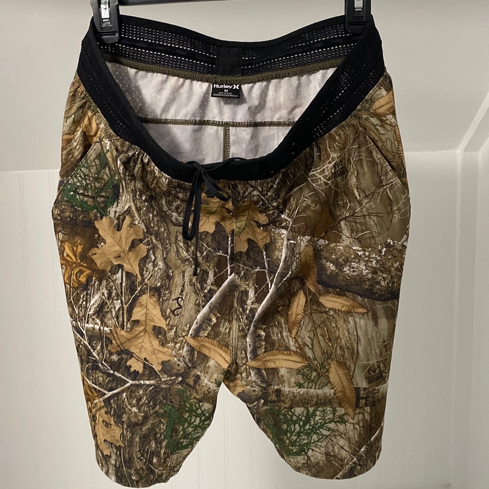 Hurley Camo Realtree Hybrid swim workout shorts